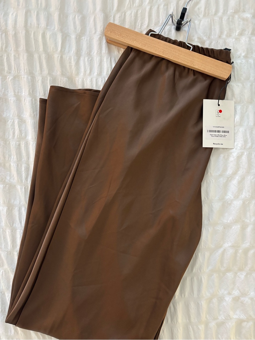 NWT Reformation Satin gale pants - Picture 5 of 5
